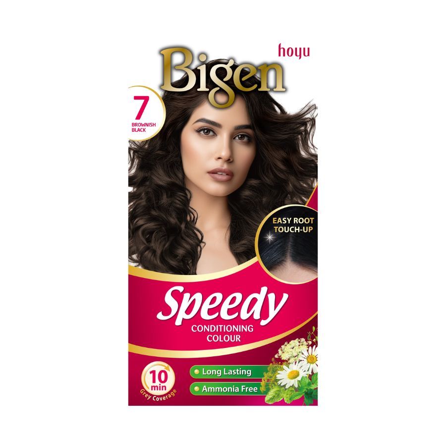 Bigen Speedy Conditioning Hair Colour (7) Brownish Black