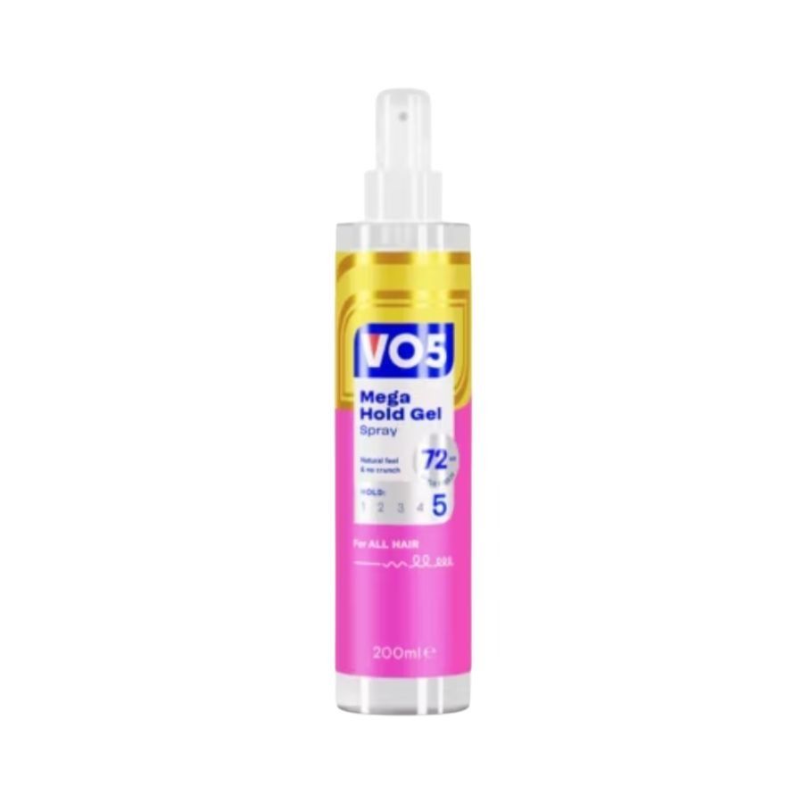Vo5 Mega Hold Hair Styling Gel Spray 200ml