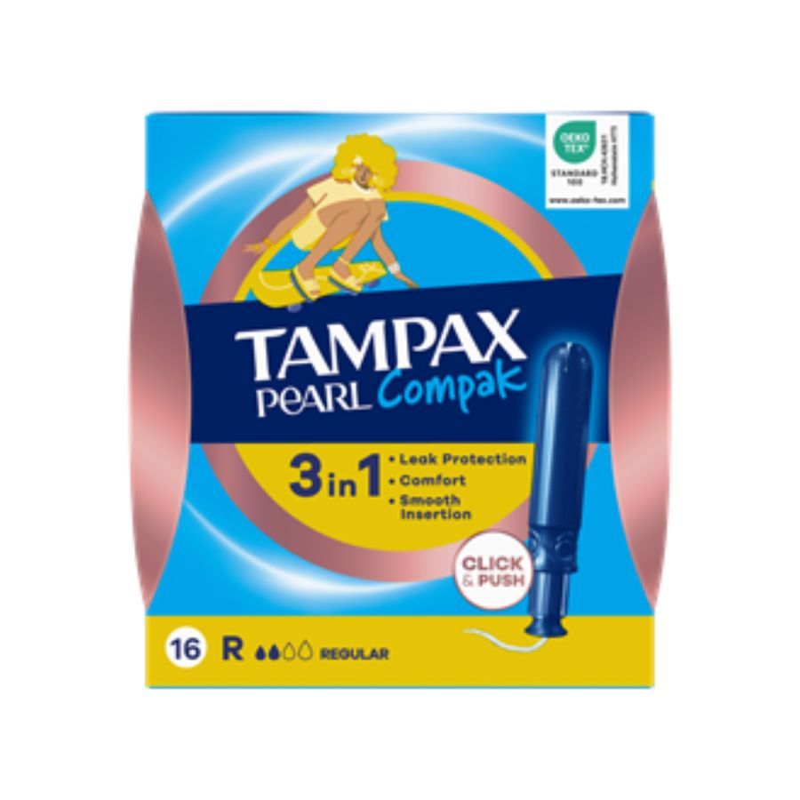Tampax Compak Pearl Regular 16's