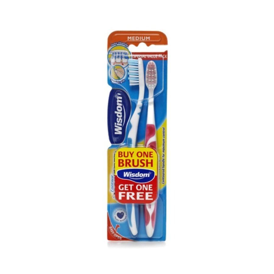 Wisdom Toothbrush Regular Plus Medium (BOGOF)