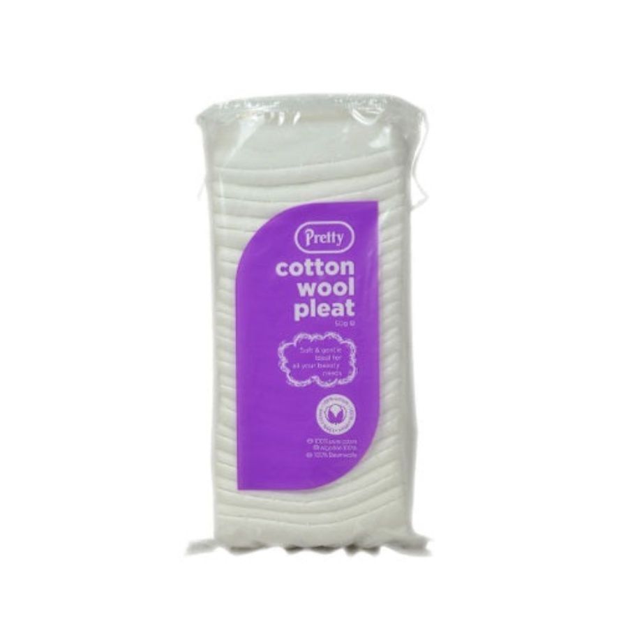 Pretty 100% Pure Cotton Wool Pleat 50g