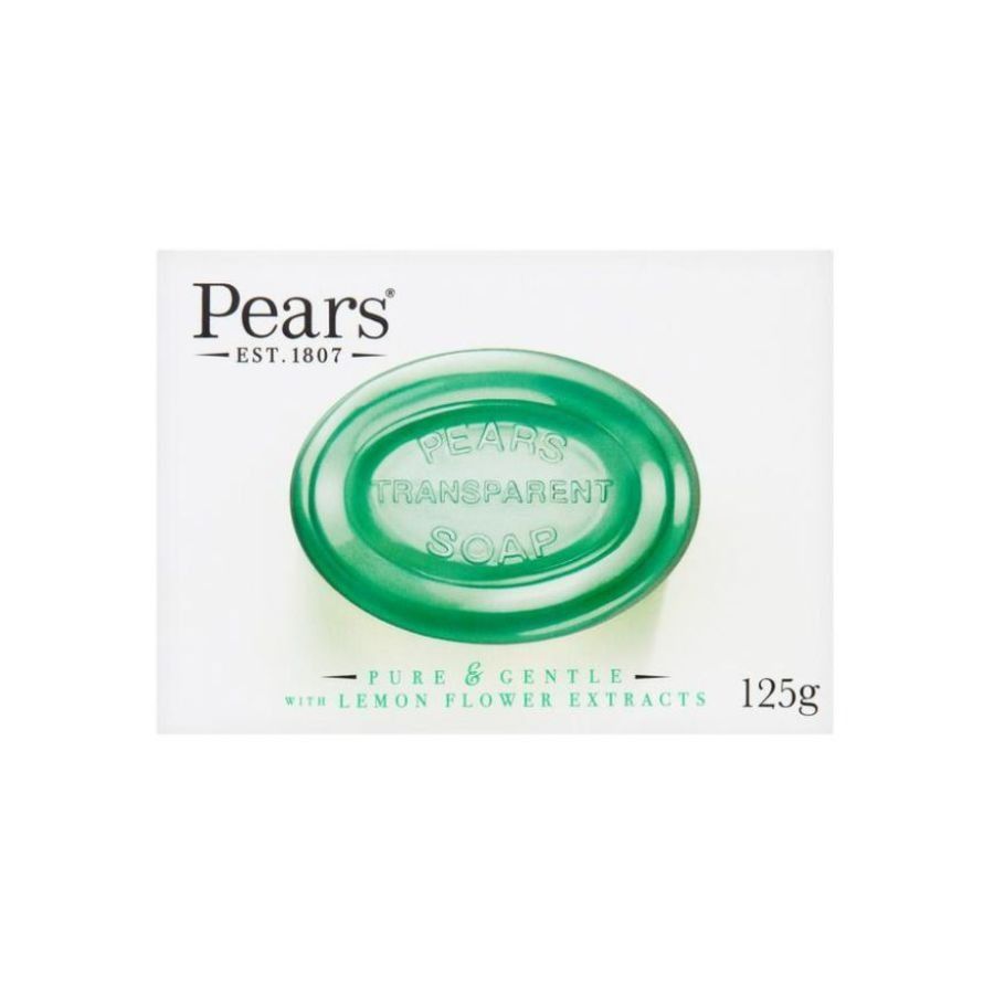 Pears Oil Clear Soap (Lemon Flower Green) 125g