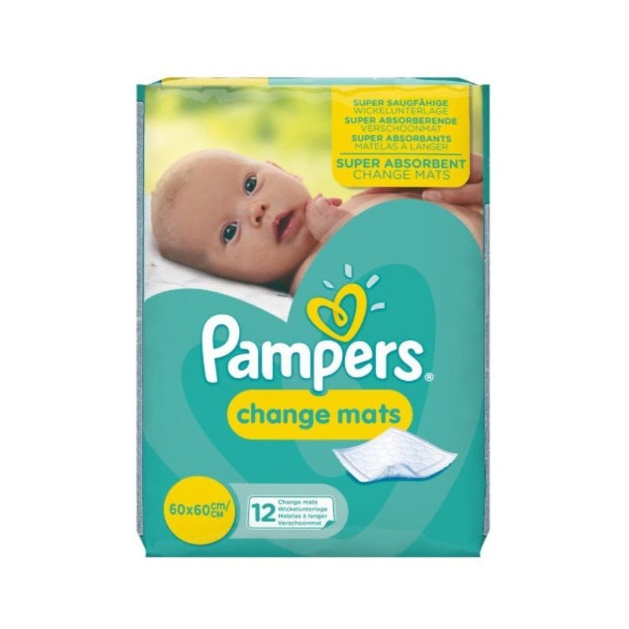 Pampers Change Mats (60cm x 60xm) 12's