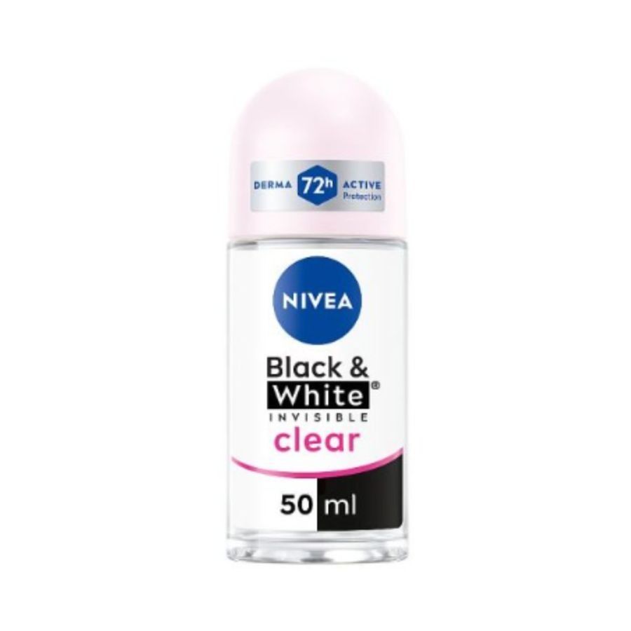 Nivea Female Roll On Black & White Invisible Clear 50ml