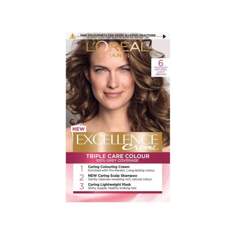 L'Oreal Excellence Natural Light Brown 6 Hair Dye