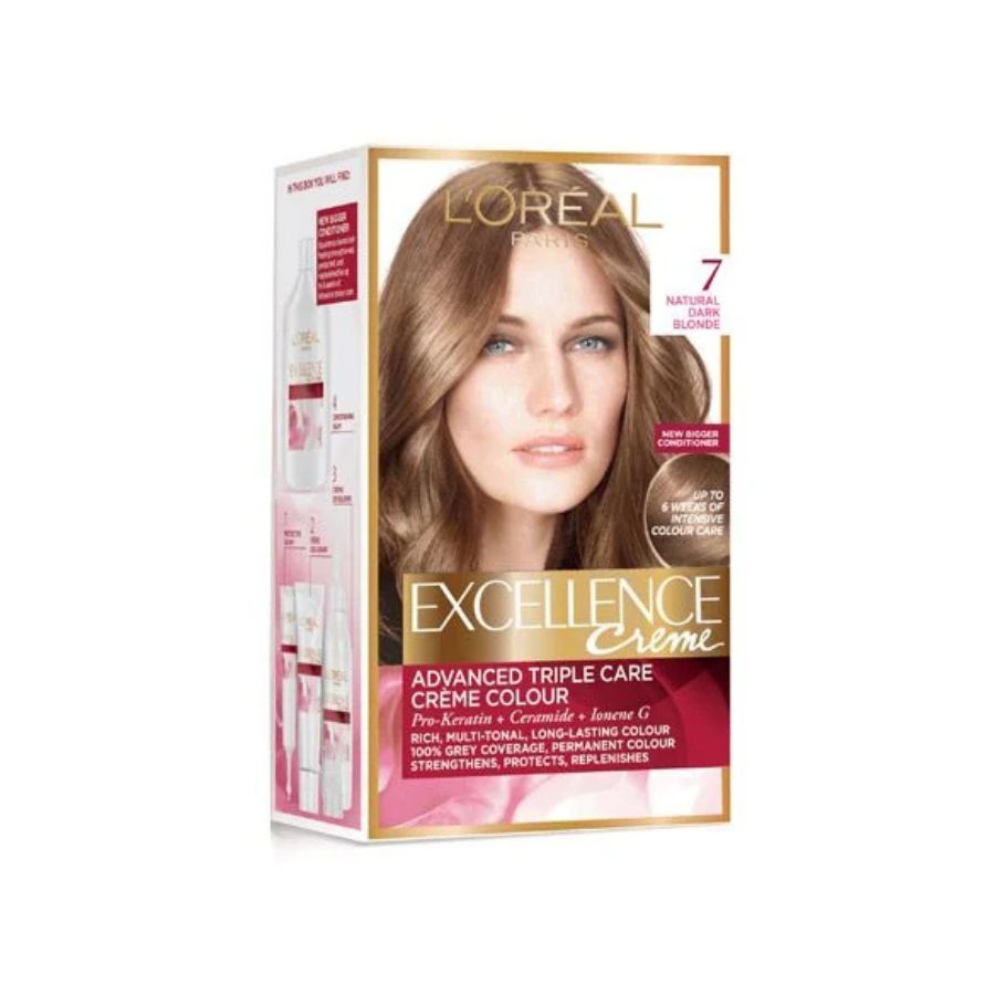 L'Oreal Excellence Natural Dark Blonde 7 Hair Dye