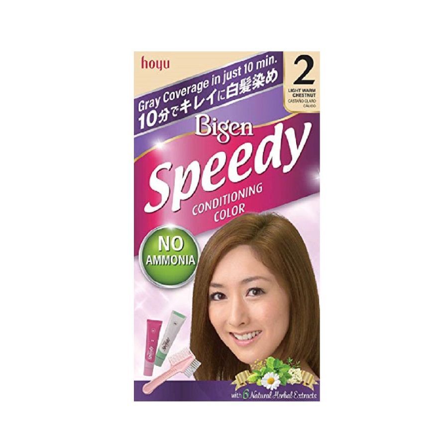 Bigen Speedy Conditioning Hair Colour (2) Light Warm Chest