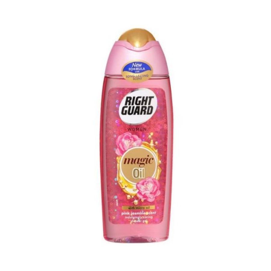 Right Guard Women Pink Jasmine Shower Gel + Oils 250ml
