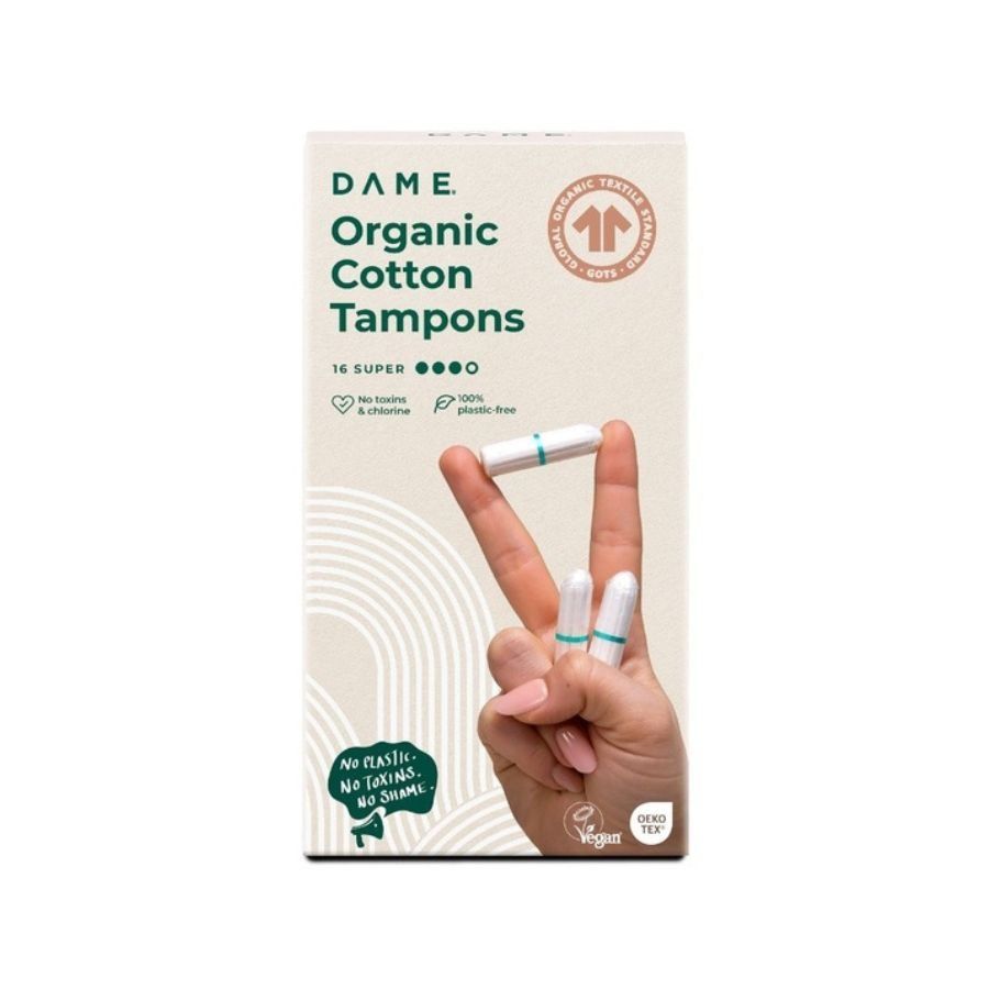 Dame Organic Tampons Super 16's