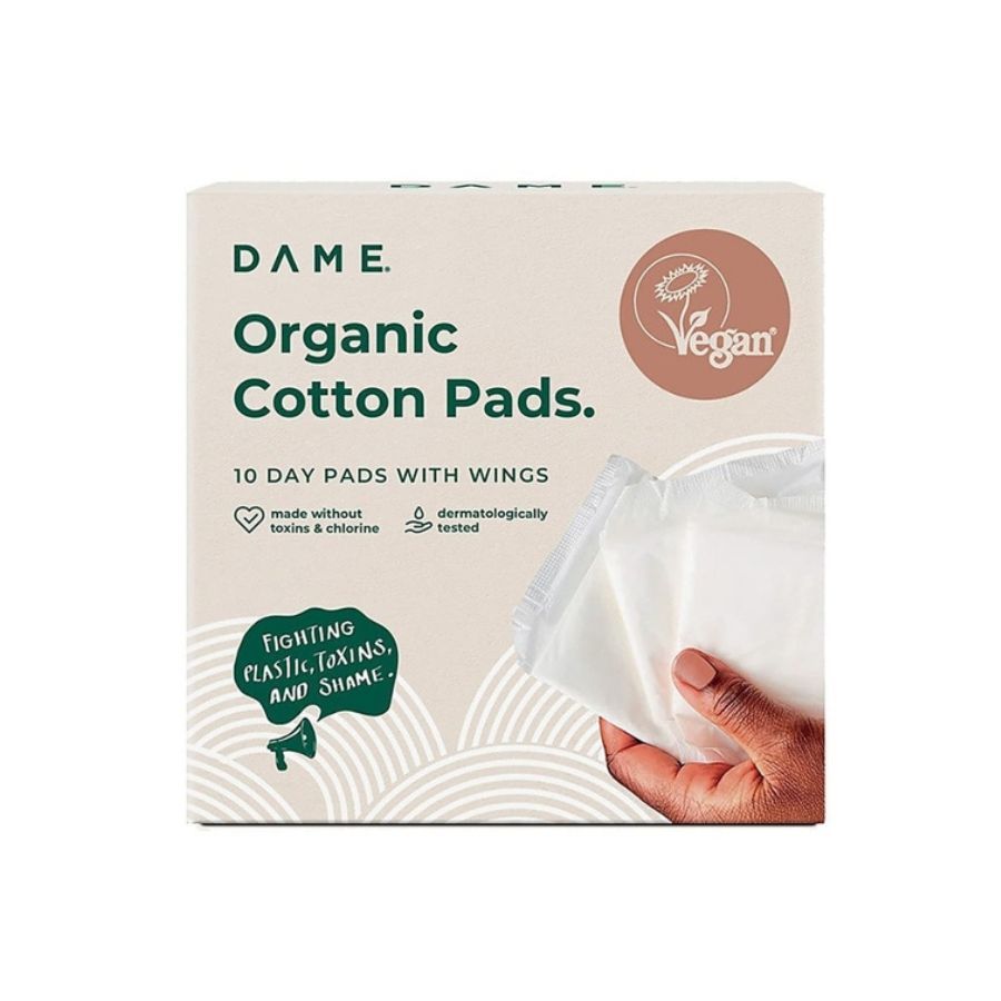 Dame Organic Cotton Pads 10's