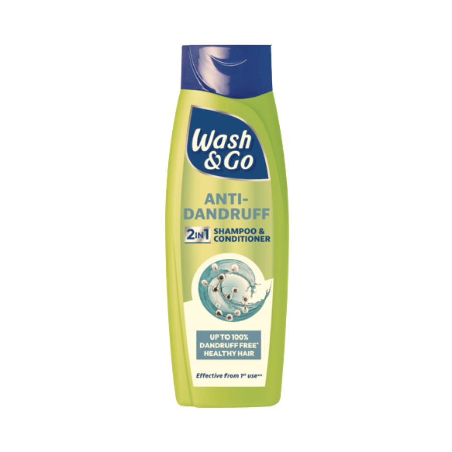 Wash&Go 2 In 1 Shampoo & Conditioner Anti-Dandruff 290ml