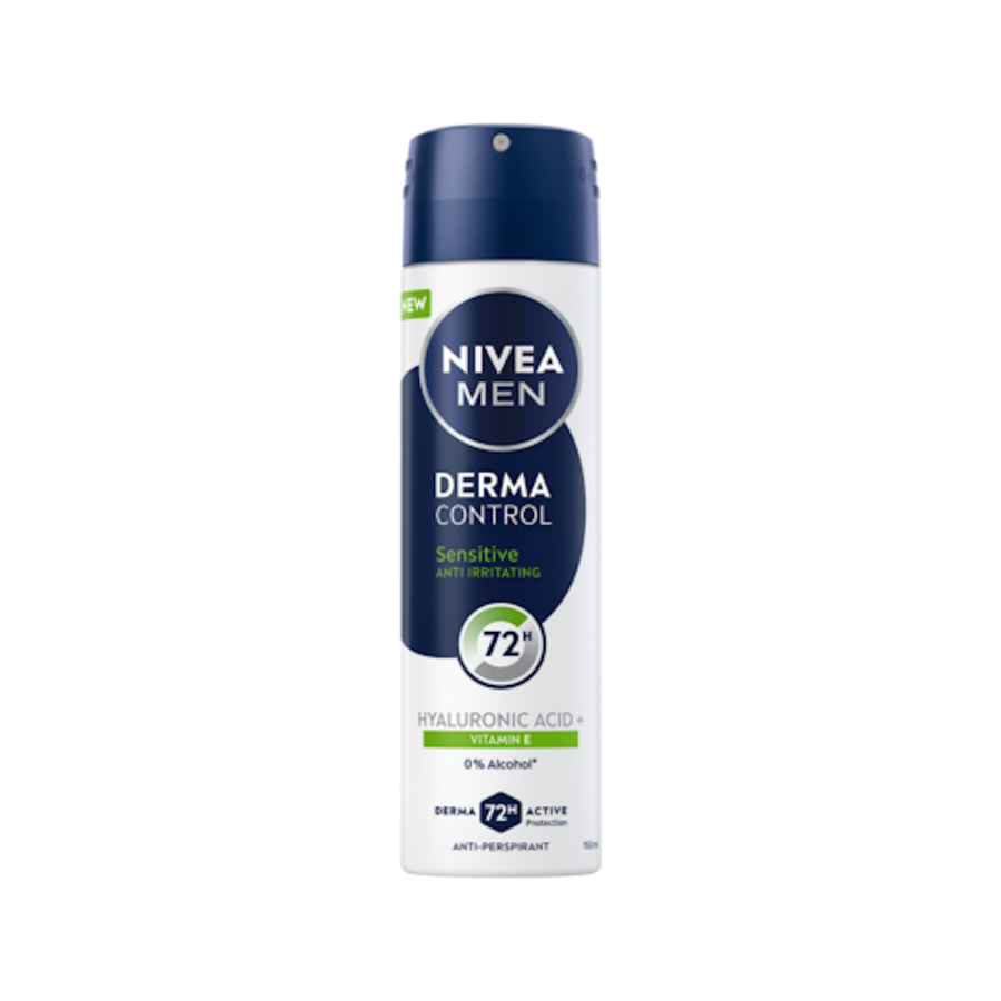 Nivea Mens Deodorant Derma Control Sensitive 150ml 