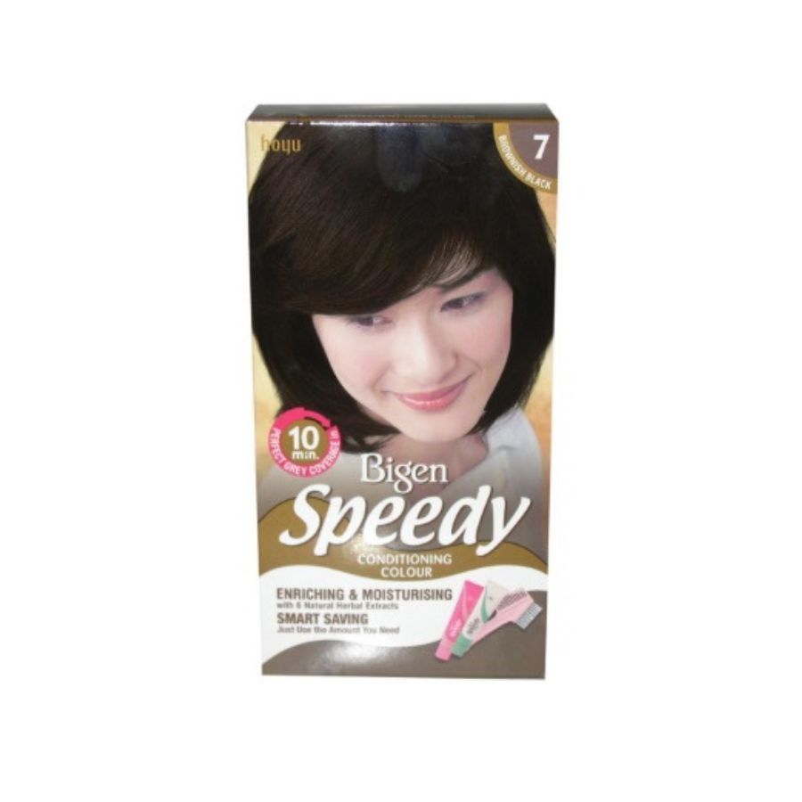 Bigen Speedy Conditioning Hair Colour (7) Brownish Black