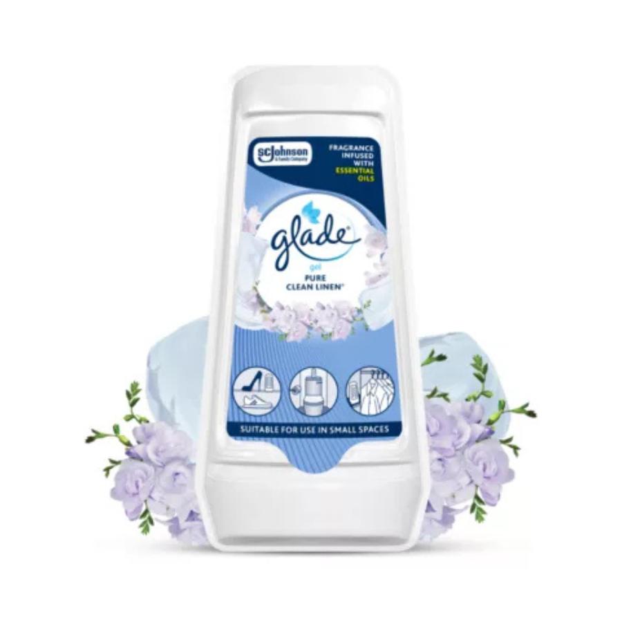 Glade Solid Gel Air Freshener Clean Linen 150g