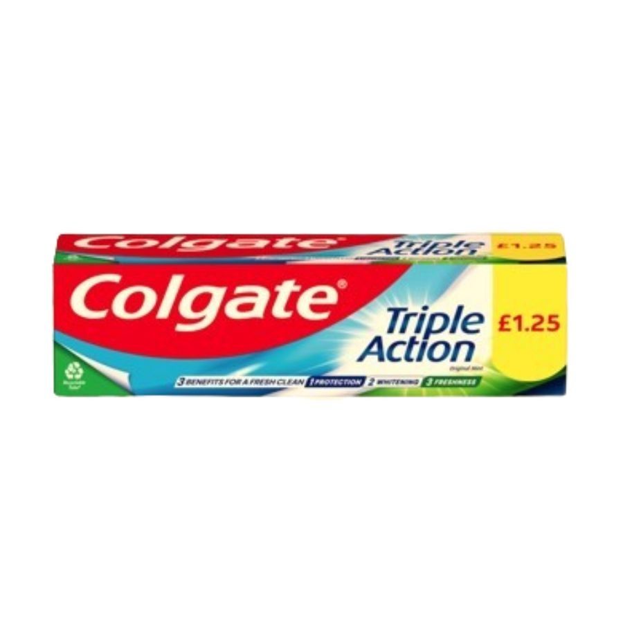 Colgate Toothpaste Triple Action 75ml PM £1.25