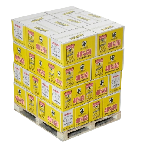 Green Shield Antibacterial Household Surface Wipes 12 x 70's 