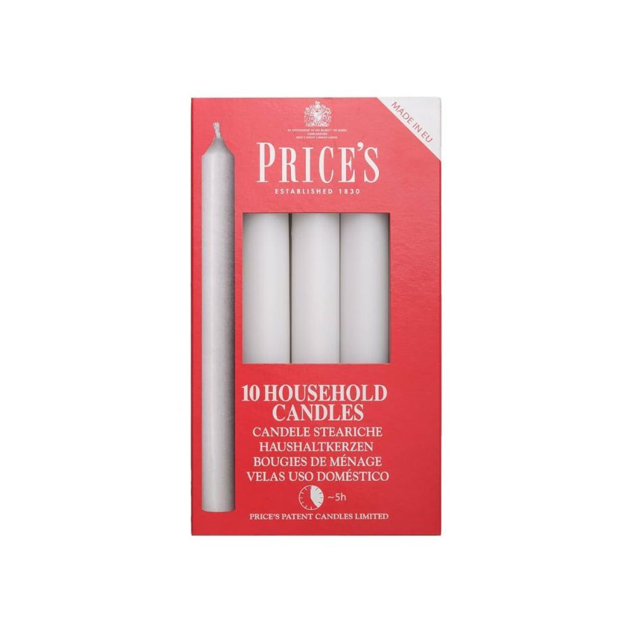 Prices Household Candles 10's