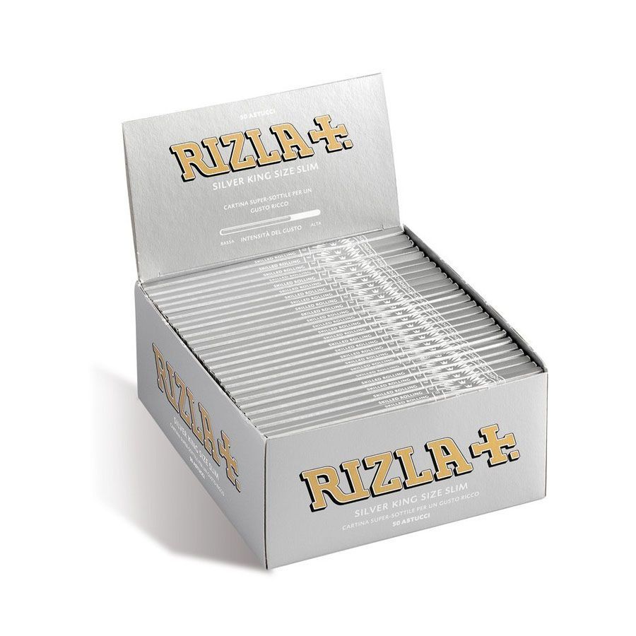 Rizla King Size Slim Silver Rolling Papers