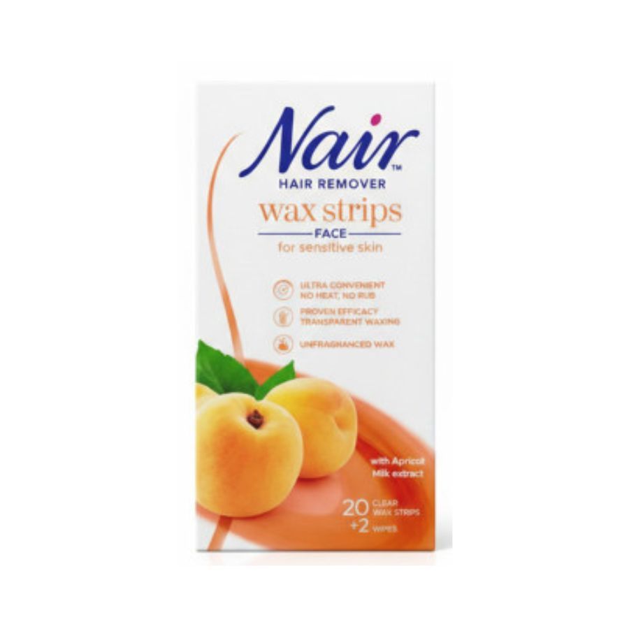 Nair Facial Wax Strips Sensitive Skin 20's
