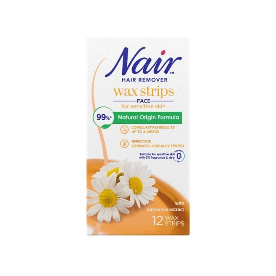 Nair Facial Wax Strips Sensitive Skin 16's