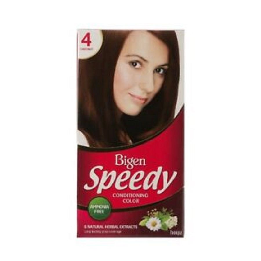 Bigen Speedy Conditioning Hair Colour (4) Chestnut