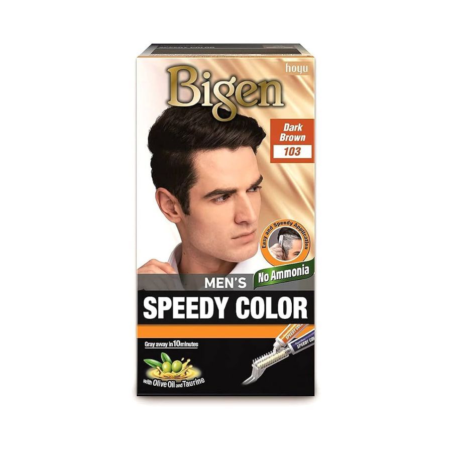 Bigen Mens Hair Colour 103 Dark Brown
