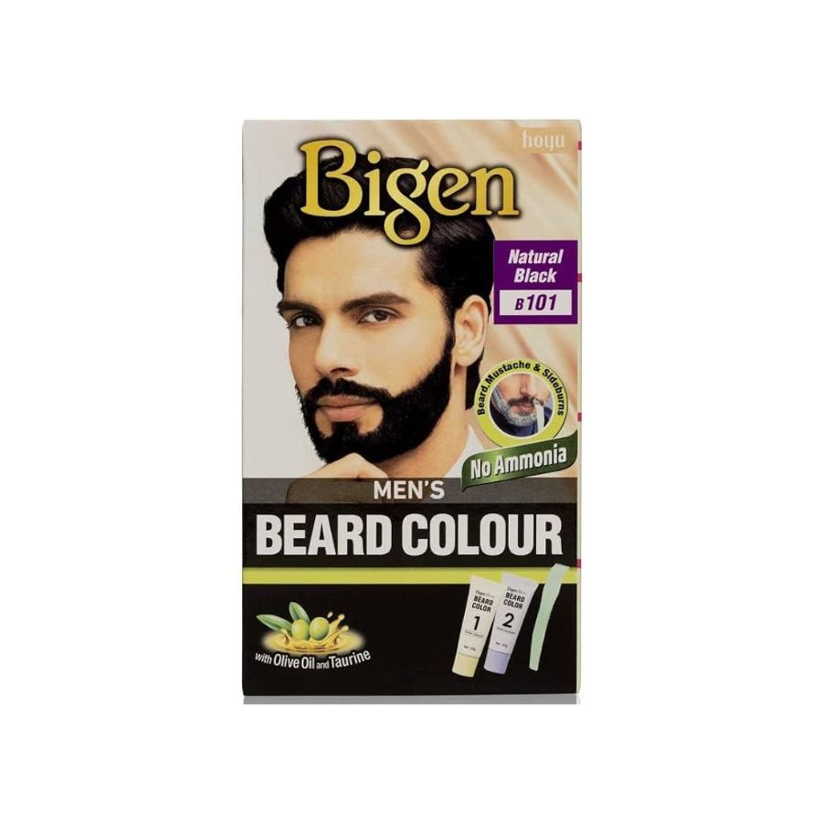 Bigen Mens Beard B101 Natural Black