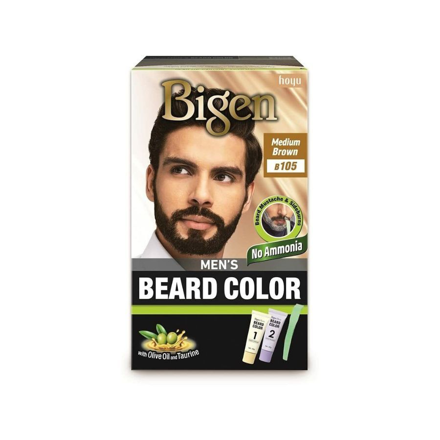 Bigen Mens Beard B105 Medium Brown