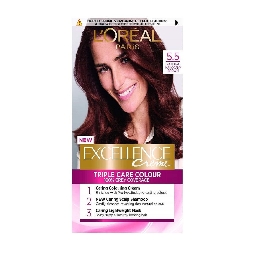 L'Oreal Excellence Mahogany Brown 5.5 Hair Dye