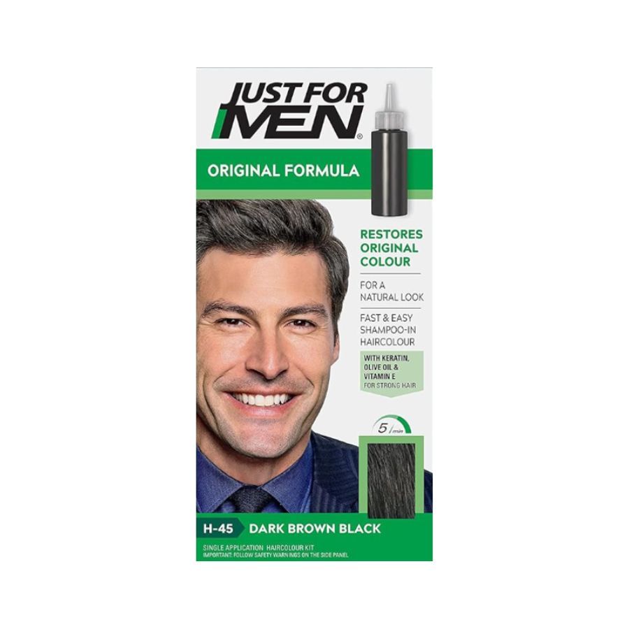 Just For Men-Natural Dark Brown Black H45 Hair Dye