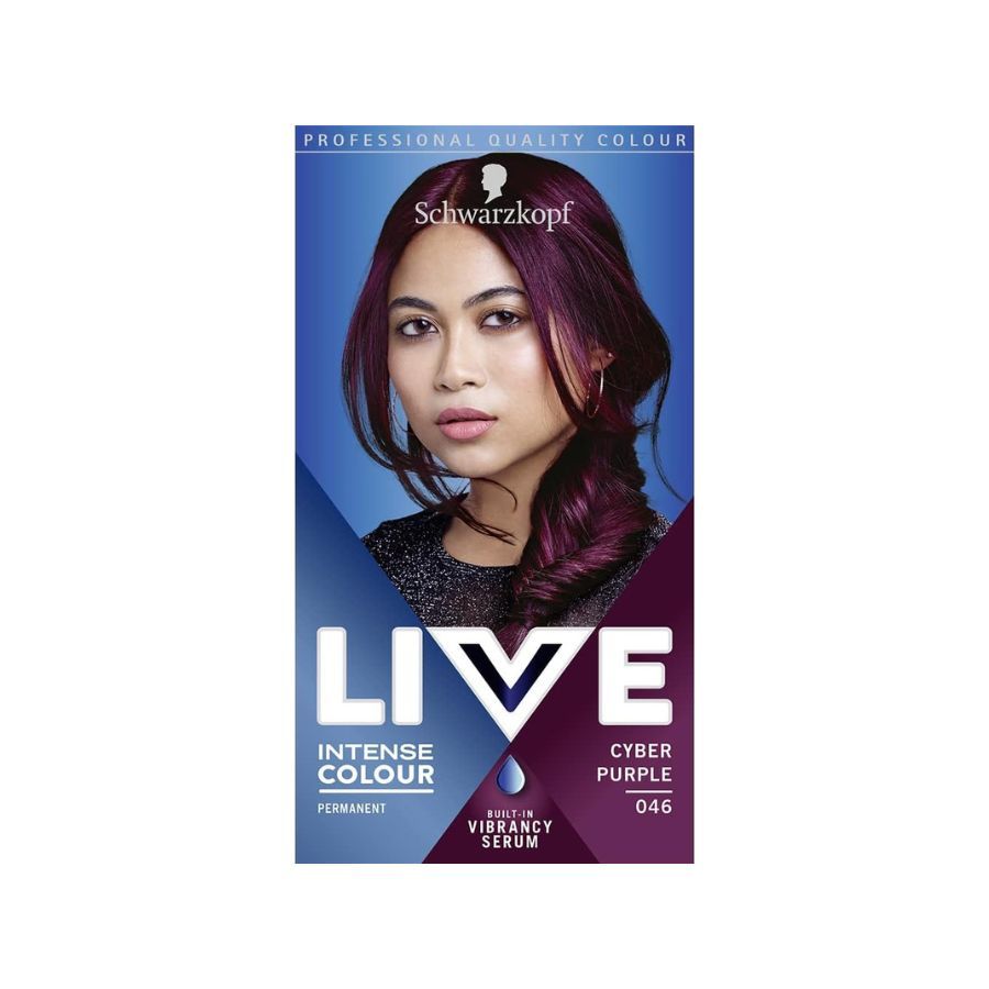 Schwarzkopf LIVE Cyber Purple 046 Permanent Hair Dye