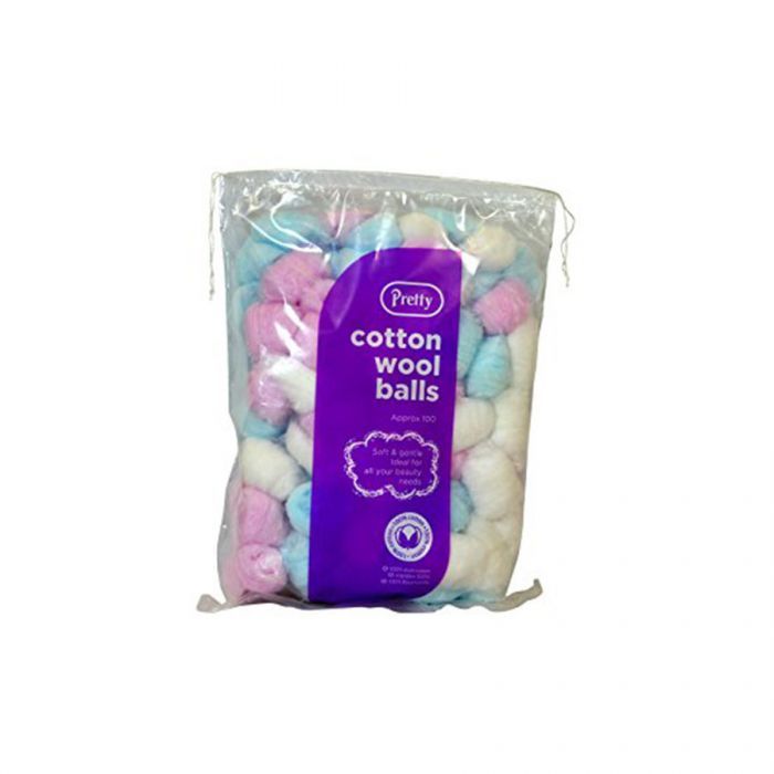 Pretty Colour Cotton Balls 100's