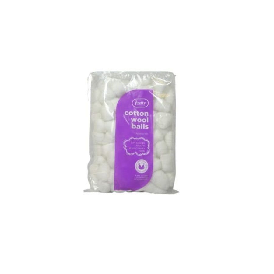 Pretty Cotton Wool Balls White 100s 50g