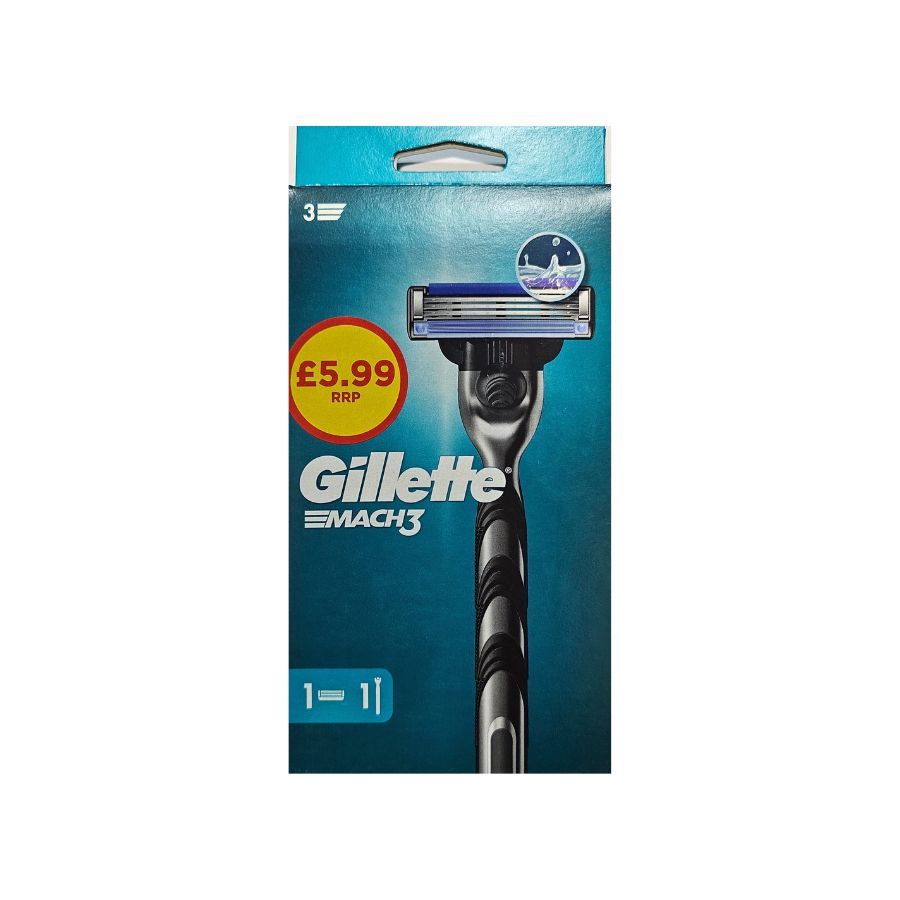 Gillette Mach 3 Razors + 1 Blade PM £5.99