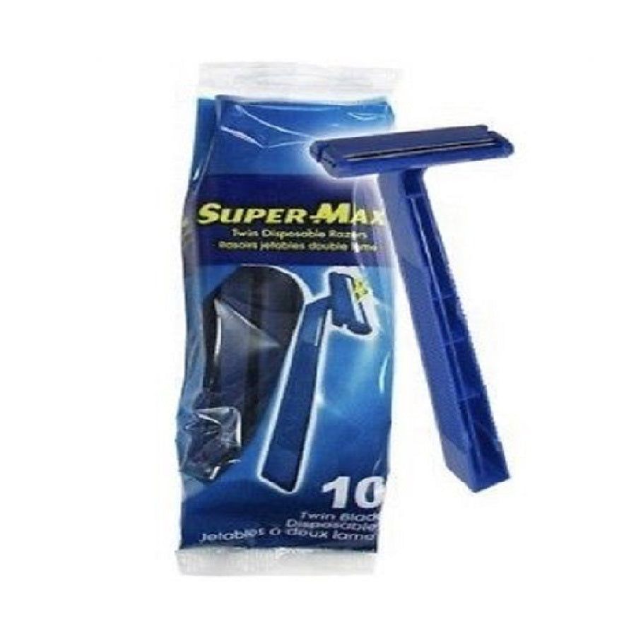 Supermax Twin Blade Dispos Razor 10's