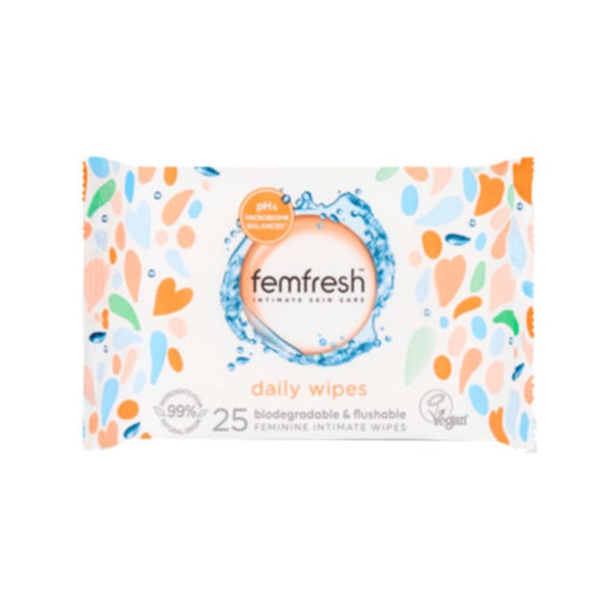 Femfresh Cleansing Daily Wipes 25's