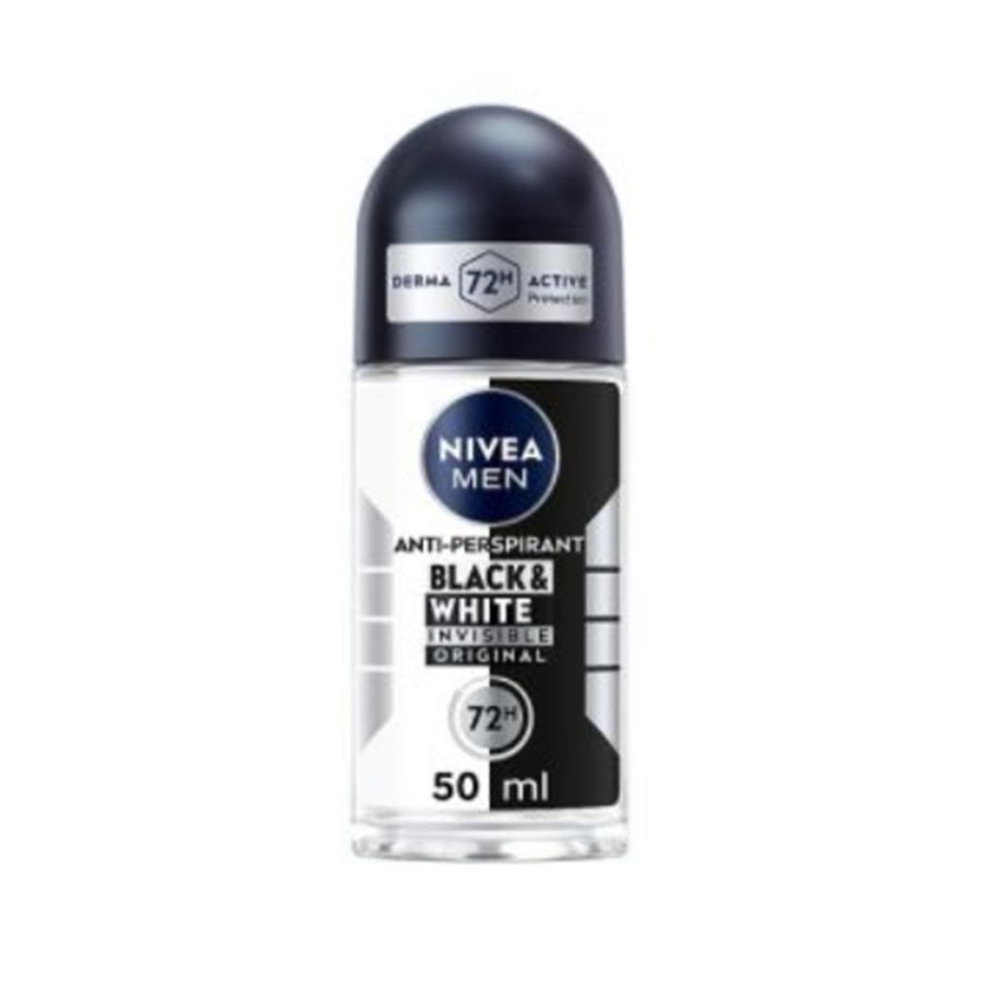 Nivea Mens Roll On Black & White 50ml 72h