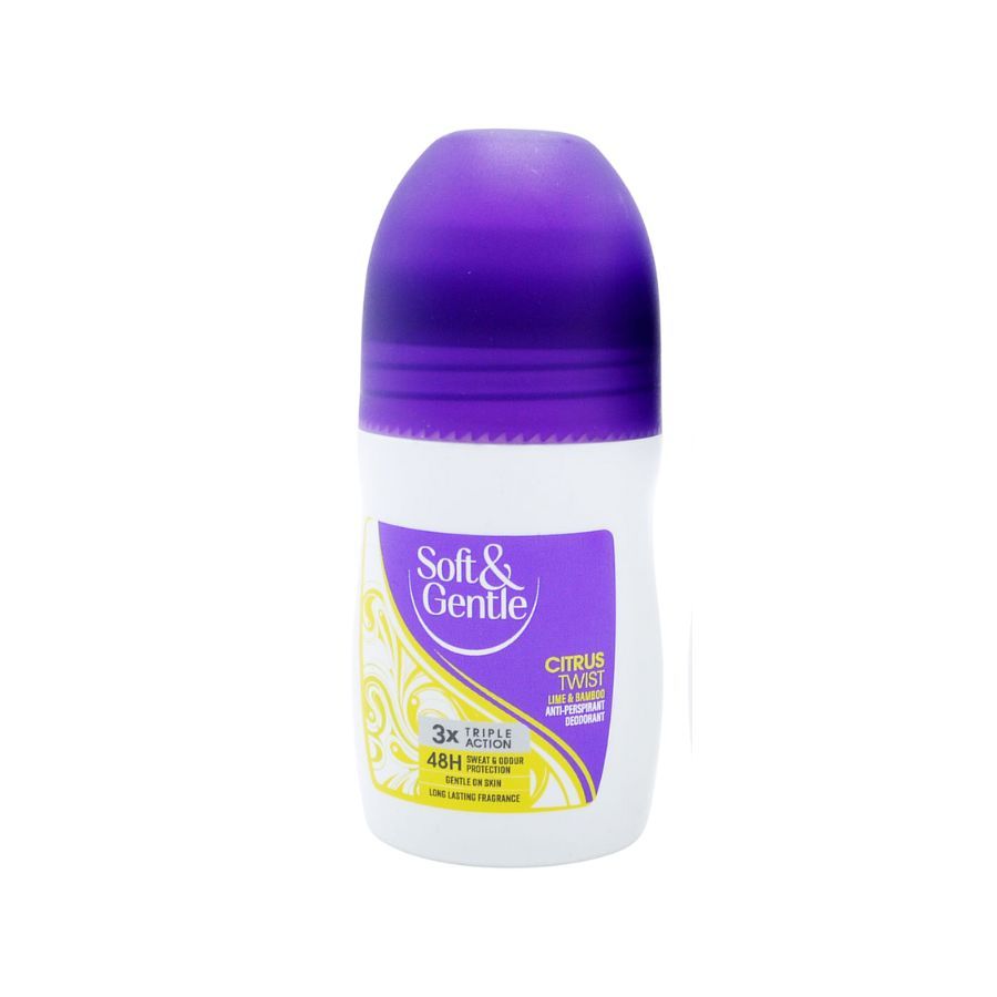 Soft & Gentle Anti-Perspirant Deodorant Roll-On Citrus Twist Lime & Bamboo 50ml
