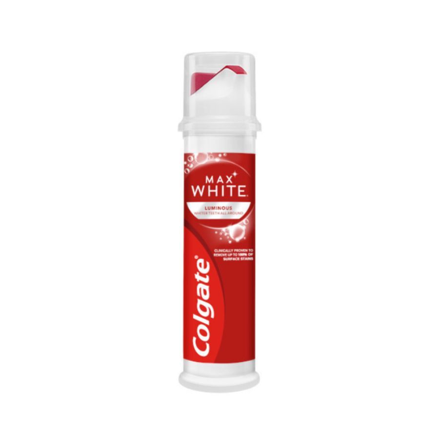 Colgate Toothpaste Pump Max White Luminous 100ml