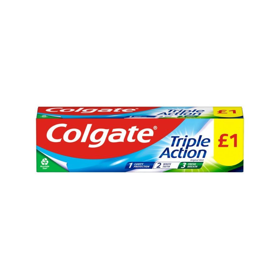 Colgate Toothpaste Triple Action 75ml PM £1