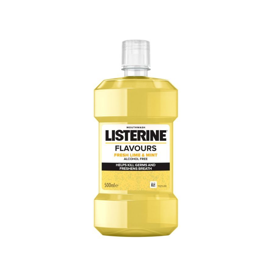 Listerine Mouthwash Lime & Mint 500ml