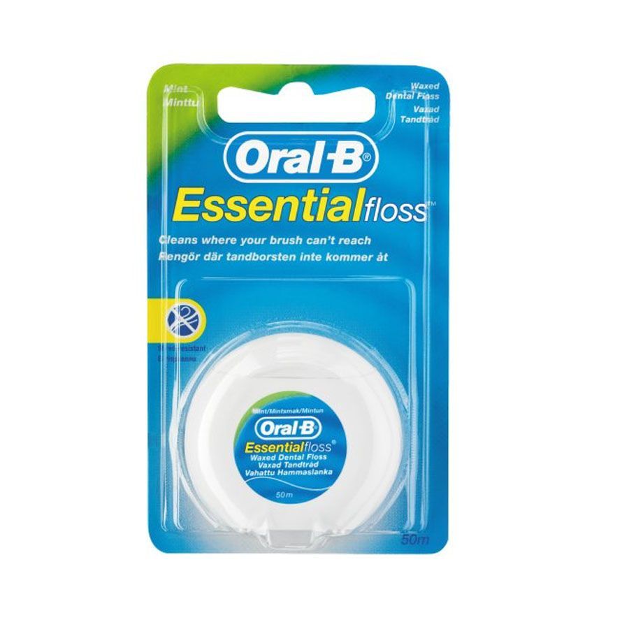Oral B Dental Floss 50Yds Mint Waxed
