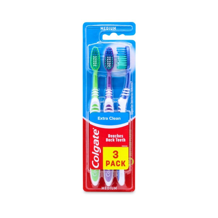 Colgate Toothbrush Extra Cleam Medium Triple Pack