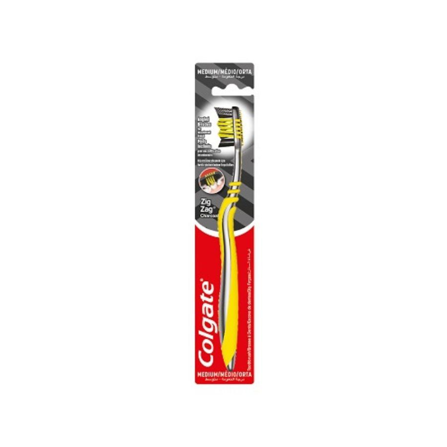 Colgate Zigzag Charcoal Medium Toothbrush