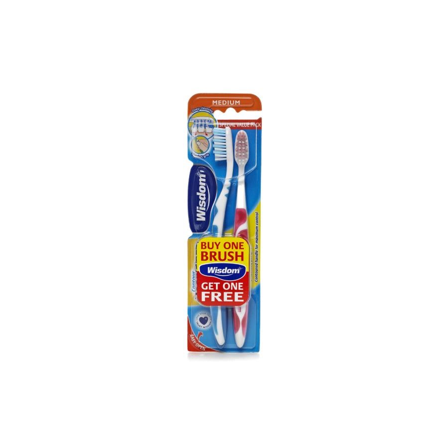 Wisdom Toothbrush Regular Plus Medium (BOGOF)