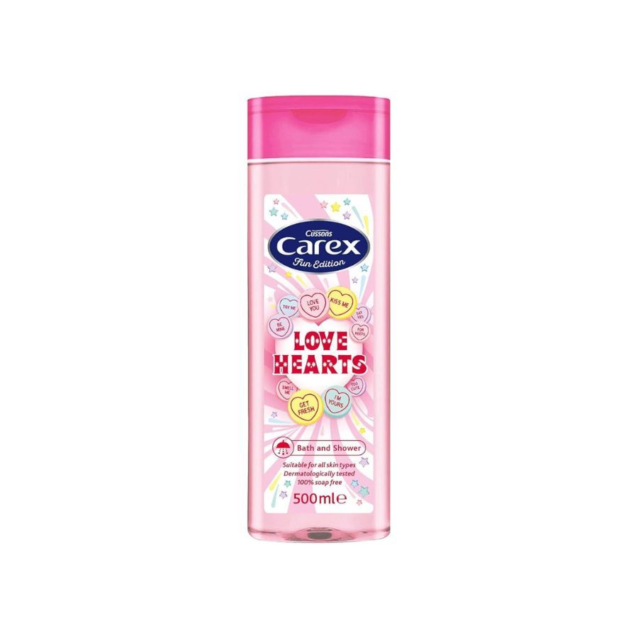 Carex Bath & Shower Love Hearts 500ml
