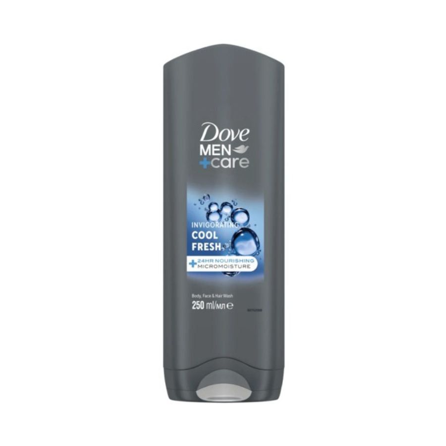 Dove Mens Shower Gel Cool Fresh 250ml