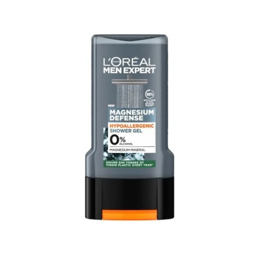 L'Oreal Mens Expert Shower Gel Magnesium Defence Hypoallergenic 300ml