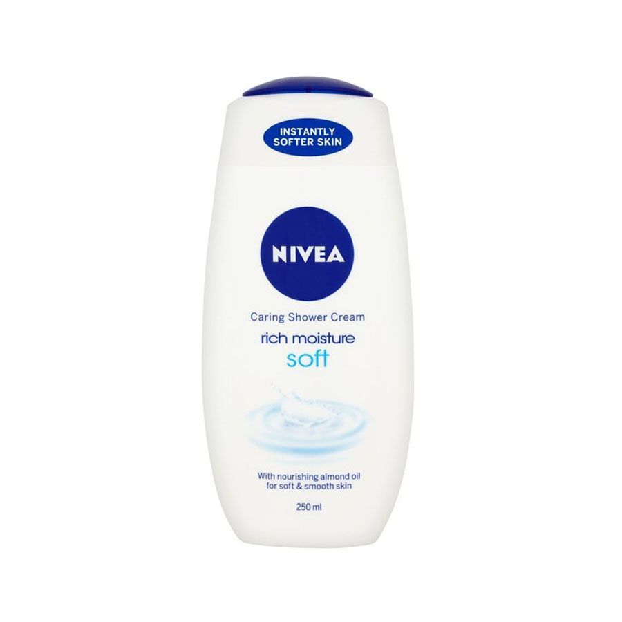 Nivea Caring Shower Cream Rich Moisture Soft 250ml