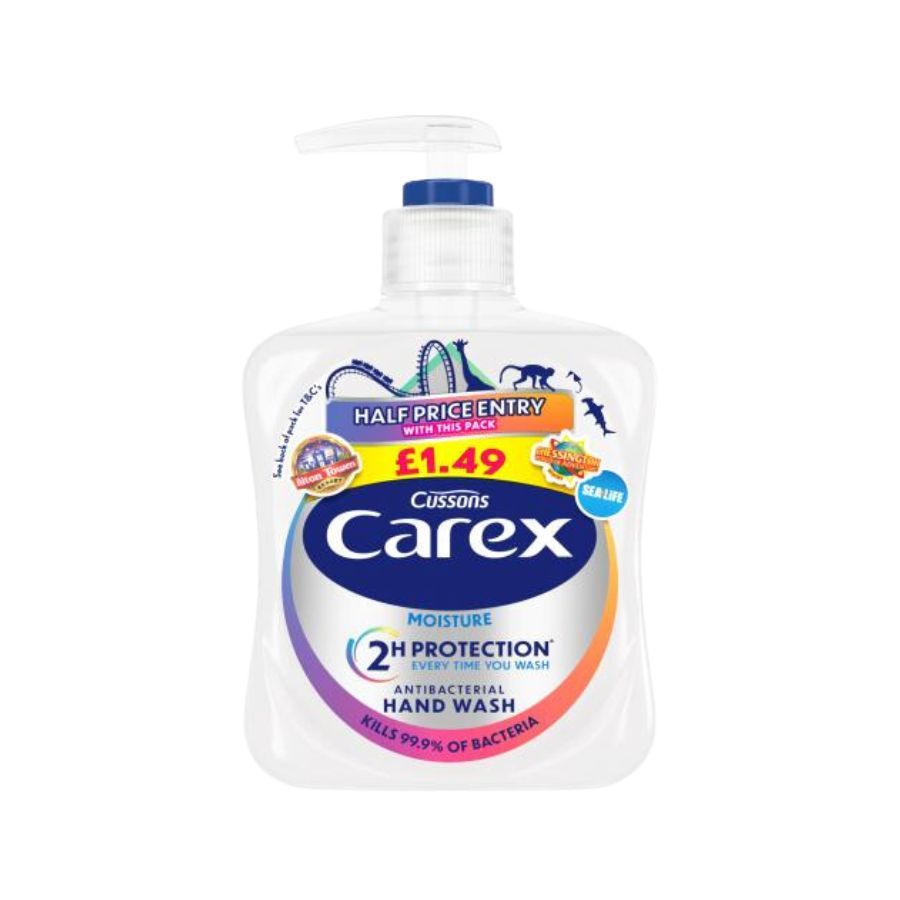 Carex Moisture Antibacterial Hand Wash 250ml PM £1.49